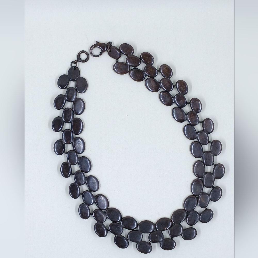 Unique  Bronze Carlisle Collar Necklace